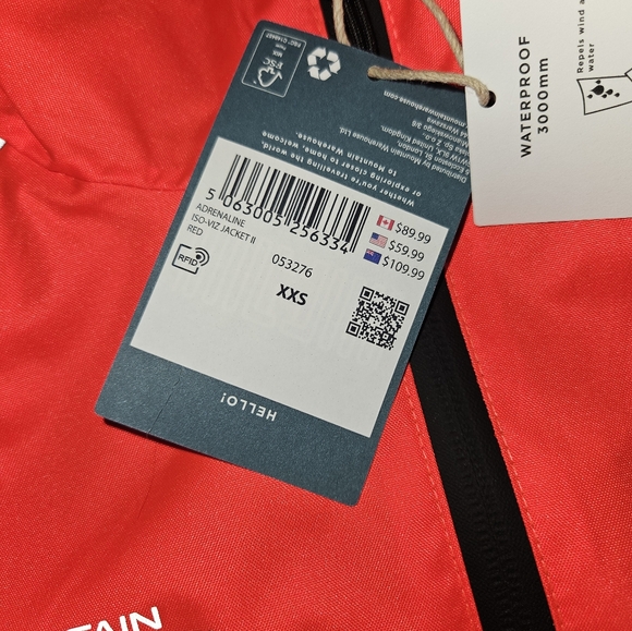 Mountain Warehouse Adrenaline Mens Waterproof Cycling Jacket - IsoDry Size XXS - Picture 4 of 6